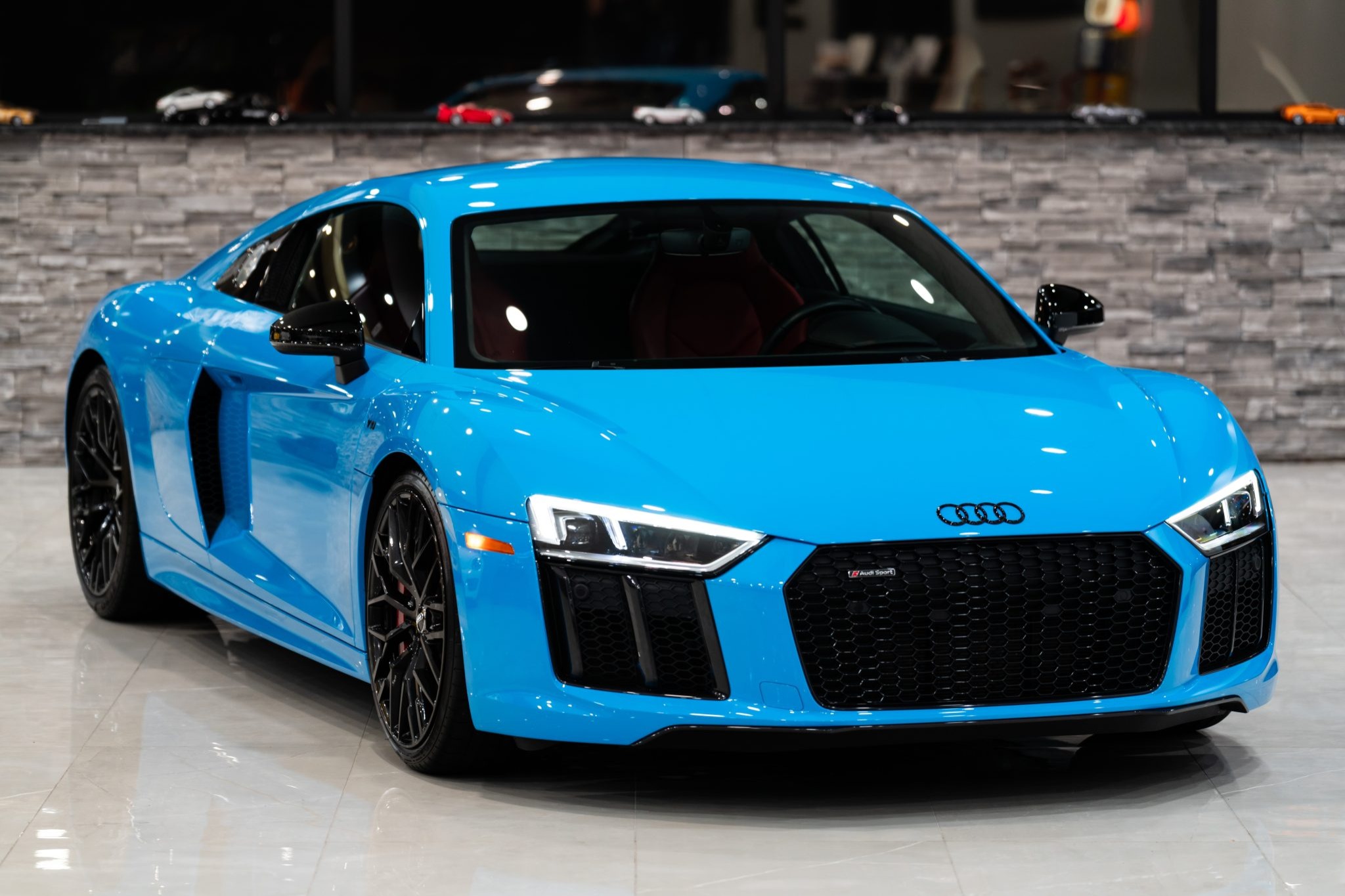 Used Riviera Blue 2018 Audi R8 V10 Coupe RWS Review