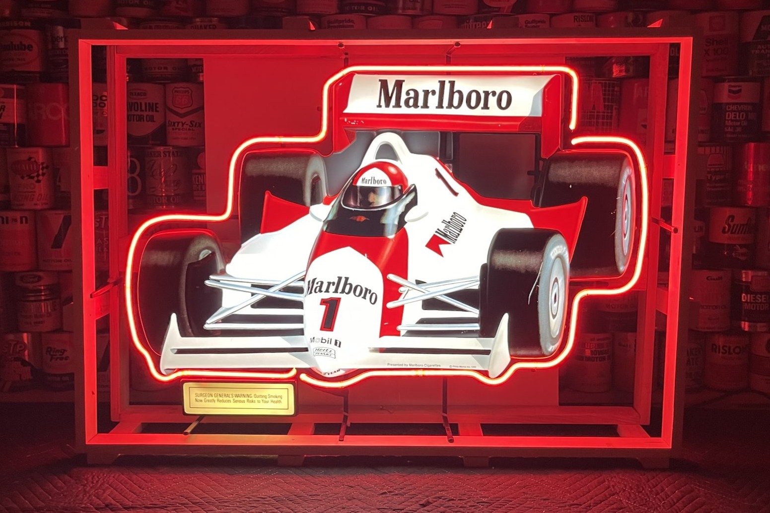 Used Neon Marlboro Indy Car-Style Sign Review