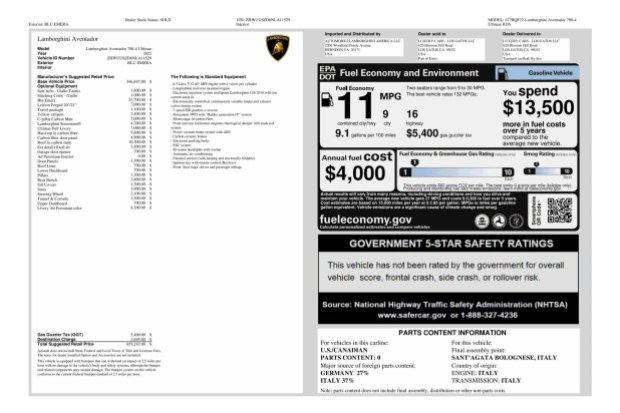 710-Mile 2022 Lamborghini Aventador LP780-4 Ultimae Roadster