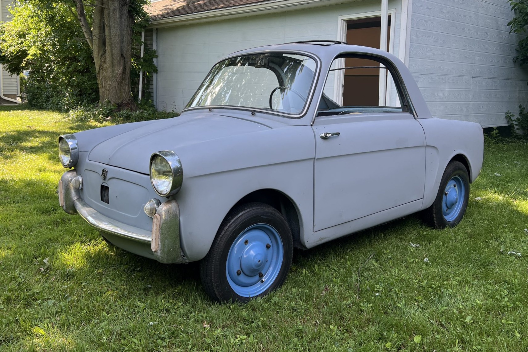Used 55-Years-Family-Owned 1961 Autobianchi Bianchina Trasformabile Project Review
