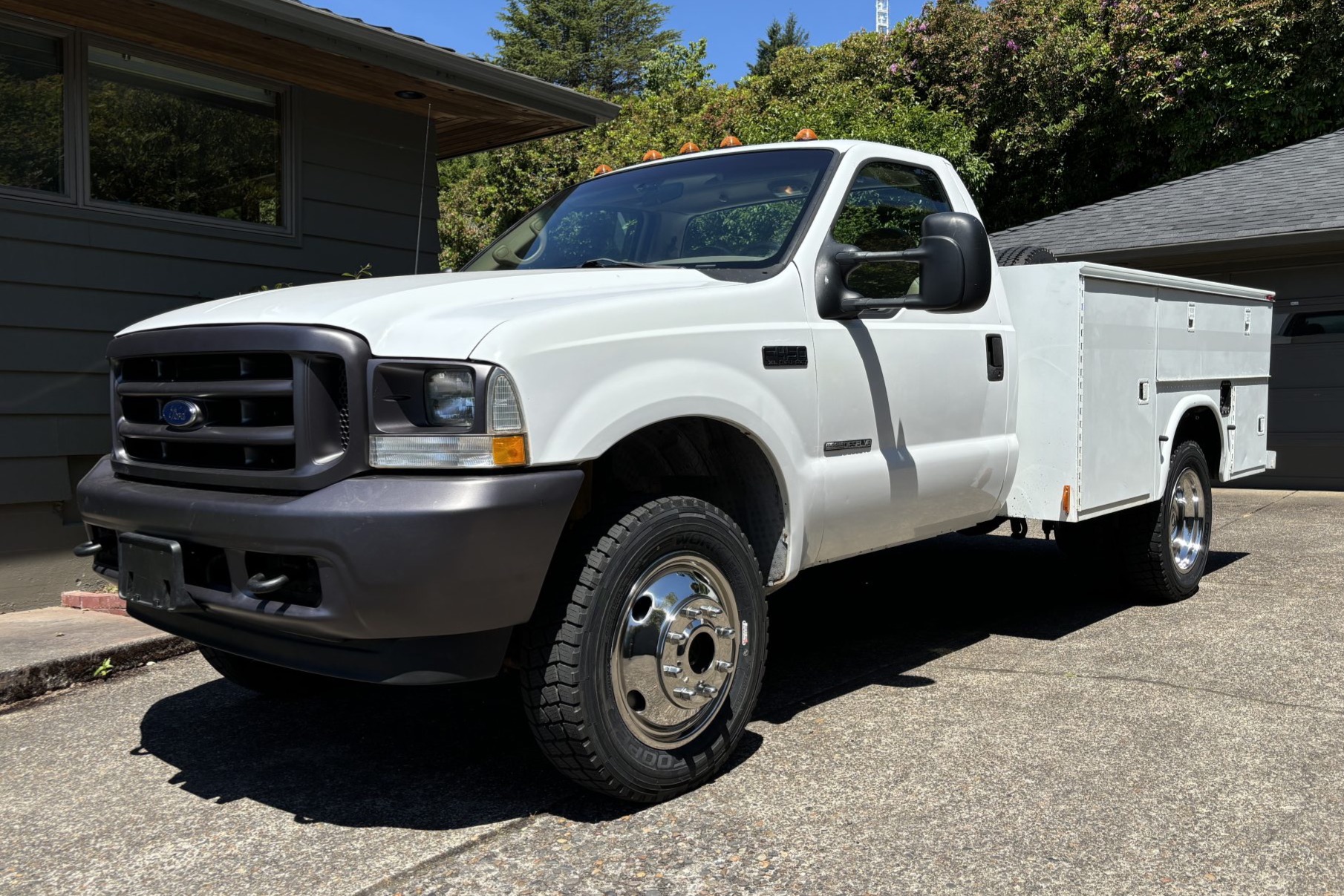 Used 2002 Ford F-450 Super Duty XL 7.3L Power Stroke Dually 4×4 6-Speed Utility Truck Review